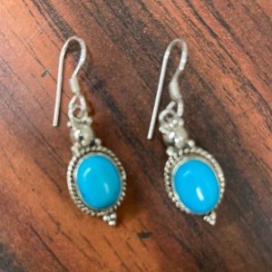 Sterling Silver Turquoise Earrings